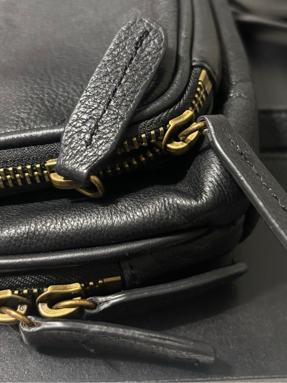Margot Women's Alicia Leather Small Zip- Around Backpack Purse - Picture 3 of 7